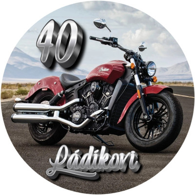 Motorka Indian - jedlý papír