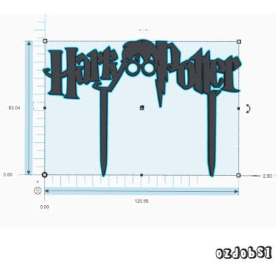 Harry Potter 1 - plastový zápich