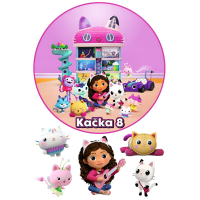 Jedlý papír Gabbi – mix obrázků A4 | Dortová dekorace