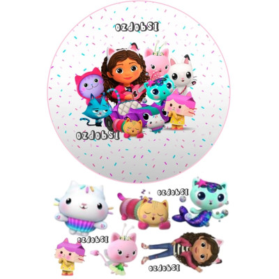 Jedlý papír Gabbi – mix obrázků A4 | Dortová dekorace