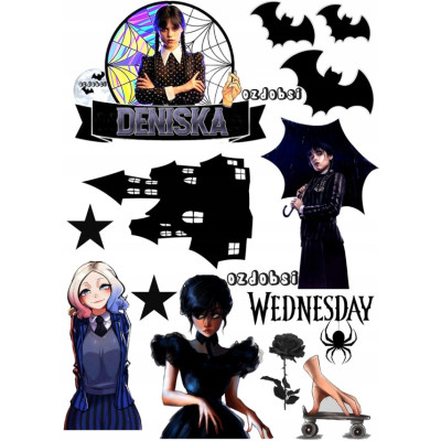 Wednesday č.11 jedlý papír