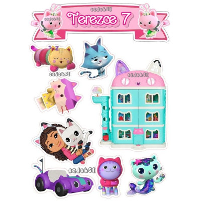 Jedlý papír Gabbi – mix obrázků A4 | Dortová dekorace