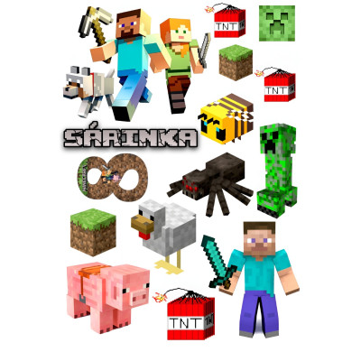 Minecraft č.14 jedlý papír 