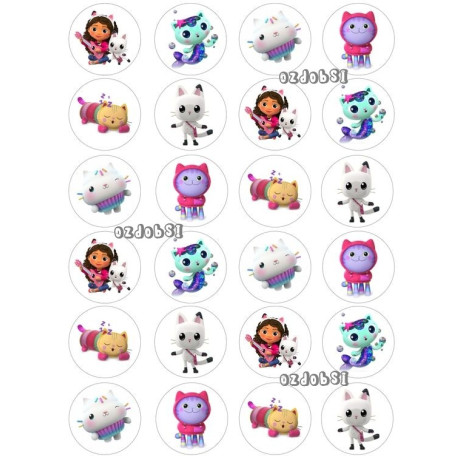 Jedlý papír Gabbi – mix obrázků A4 | Dortová dekorace