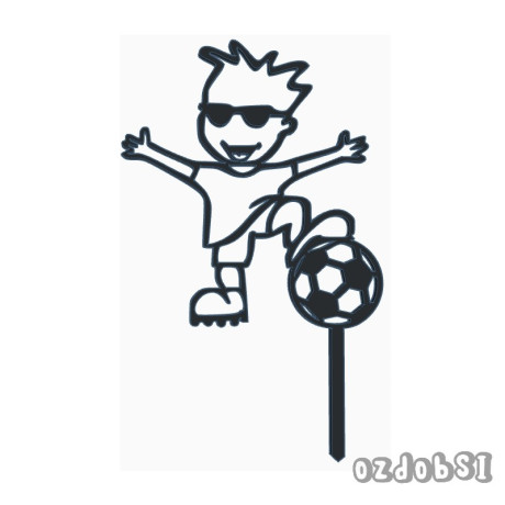 Fotbalista 3 - plastový zápich