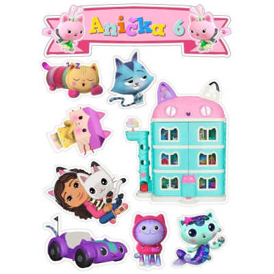 Jedlý papír Gabbi – mix obrázků A4 | Dortová dekorace