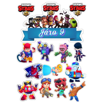Brawl Stars č.3 jedlý papír 