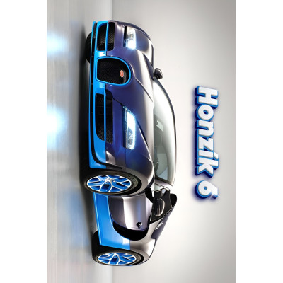 Bugatti Veyron 2 - jedlý papír