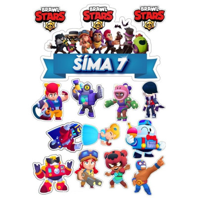 Brawl Stars č.3 jedlý papír 