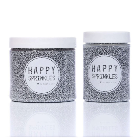 Stříbrné mini perličky 90g