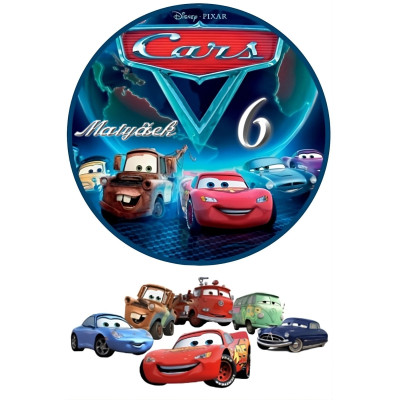 Cars (auta) 3 - jedlý papír 