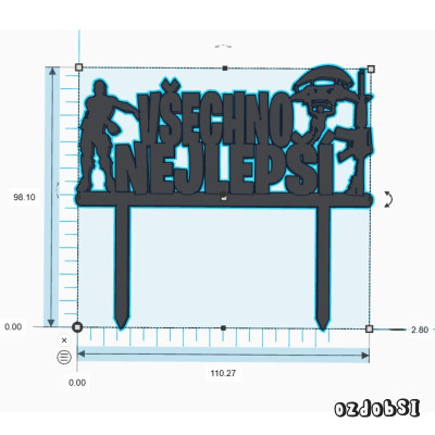 FORTNITE Všechno nejlepší malý zápich