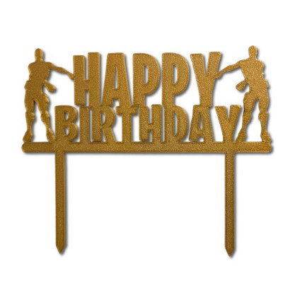 FORTNITE Happy Birthday malý zápich