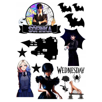 Wednesday č.11 jedlý papír