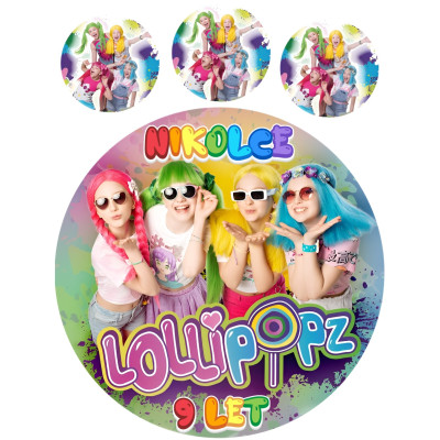 Lollipopz č.3 - jedlý papír