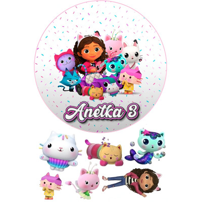 Jedlý papír Gabbi – mix obrázků A4 | Dortová dekorace