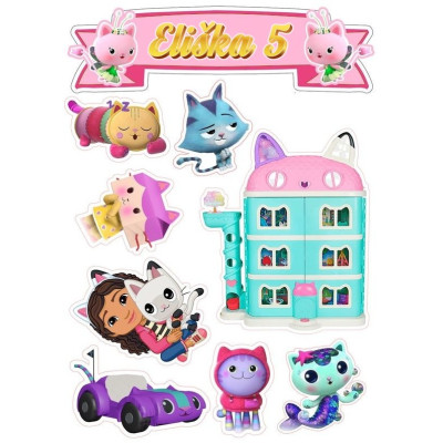 Jedlý papír Gabbi – mix obrázků A4 | Dortová dekorace