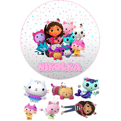 Jedlý papír Gabbi – mix obrázků A4 | Dortová dekorace