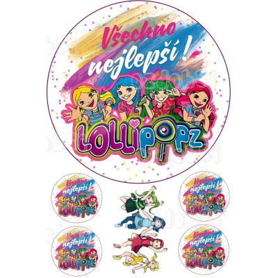 Lollipopz č.5 - jedlý papír