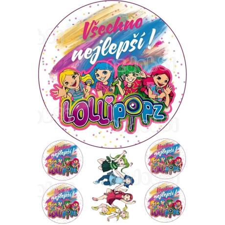 Lollipopz č.5 - jedlý papír