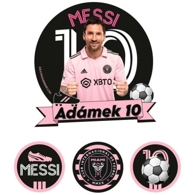 Messi Miami 8 - jedlý papír