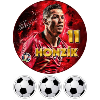 Ronaldo č.4 jedlý papír A4