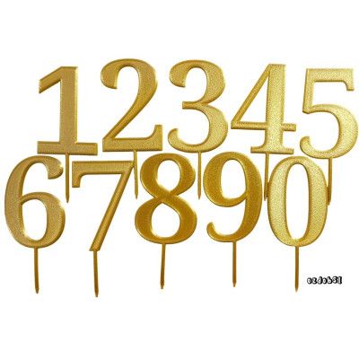 Číslice 3D nová - dortový zápich