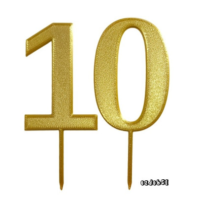 Číslice 3D nová - dortový zápich