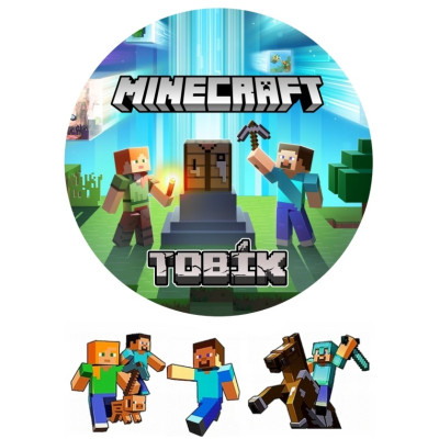 Minecraft č.7 jedlý papír 