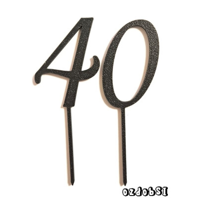 Číslo vzor 6 dle výběru - plastový zápich