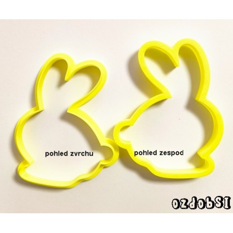 Zajíček 5 - plastové vykrajovátko