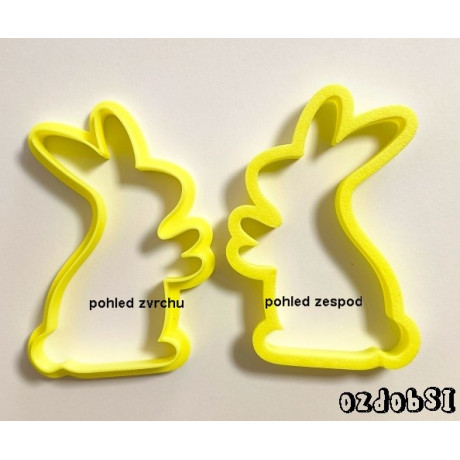 Zajíček 6 - plastové vykrajovátko
