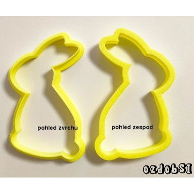 Zajíček 7 - plastové vykrajovátko