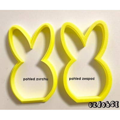 Zajíček 8 - plastové vykrajovátko