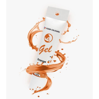 Orange gelová barva tuba 30 g FC