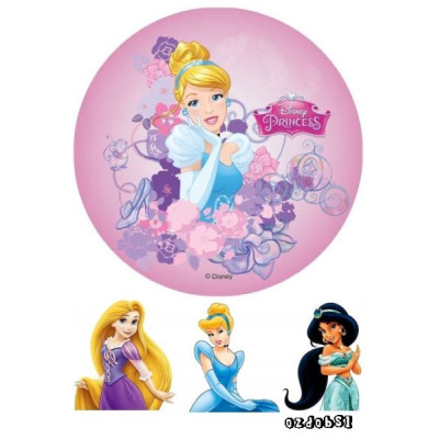 Princezny nové č.4 jedlý papír 