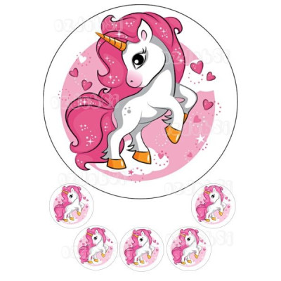 Jednorožec jedlý papír č.5