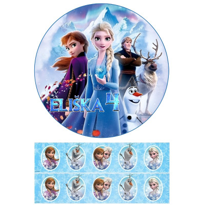 Ledové království 15 - jedlý papír 