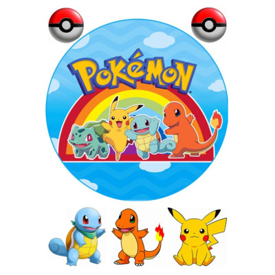 Pokémon č.3 - tisk na jedlý papír