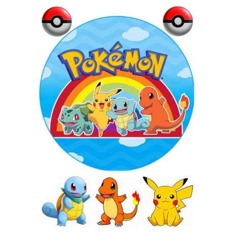 Pokémon č.3 - tisk na jedlý papír