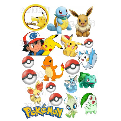 Pokémon č.16 - jedlý papír 