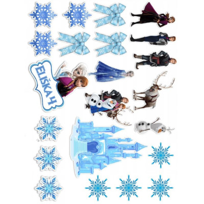 Ledové království 18 - jedlý papír 