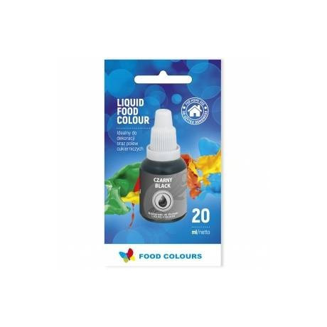 Černá airbrush barva tekutá (20 ml)FC