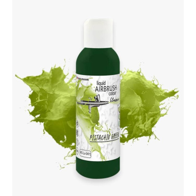 Pistáciová zelená tekutá airbrush barva 135 ml