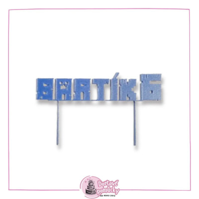 Minecraft velké jméno s číslicí - plastový zápich