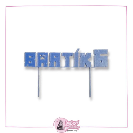 Minecraft velké jméno s číslicí - plastový zápich