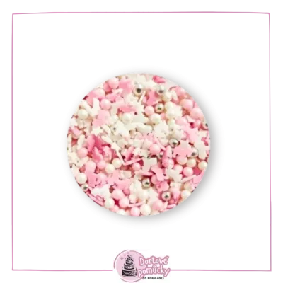 Cukrový mix (růžovo-bílý) 40 g
