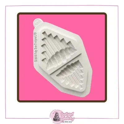 Serrated Vs - Katy Sue silikonová forma 