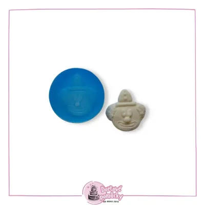 Hlava klauna silikonová forma