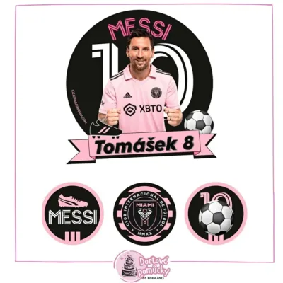 Messi Miami 8 - jedlý papír